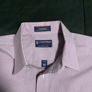Purple Stafford Performance Dress Shirt